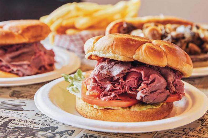 sandwiches made with corned beef