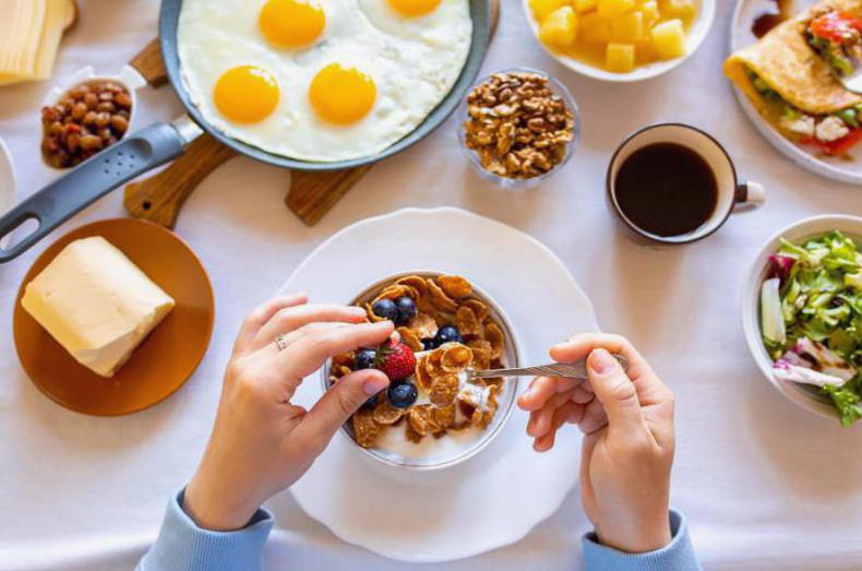 Which Country has the healthiest breakfast?